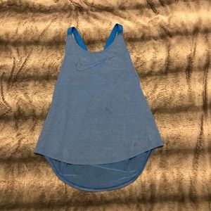 Blue Nike Razor Back Tank Top!